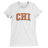 Chi Varsity Women's T-Shirt-White-Allegiant Goods Co. Vintage Sports Apparel