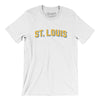 St Louis Varsity Men/Unisex T-Shirt-White-Allegiant Goods Co. Vintage Sports Apparel