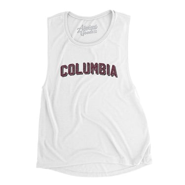 Columbia Varsity Women's Flowey Scoopneck Muscle Tank-Allegiant Goods Co. Vintage Sports Apparel