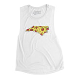 North Carolina Pizza State Women's Flowey Scoopneck Muscle Tank-Allegiant Goods Co. Vintage Sports Apparel