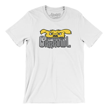 Greenville Grrrowl Hockey Men/Unisex T-Shirt-Allegiant Goods Co. Vintage Sports Apparel