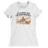 It’s A Great Day For Some Baseball Women's T-Shirt-White-Allegiant Goods Co. Vintage Sports Apparel