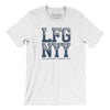 Lfg Nyy Men/Unisex T-Shirt-White-Allegiant Goods Co. Vintage Sports Apparel