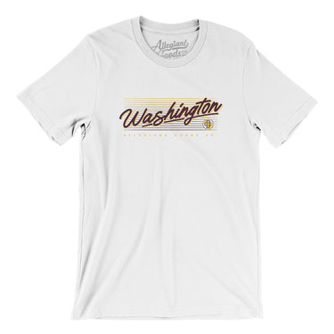 Washington Retro Men/Unisex T-Shirt-Allegiant Goods Co. Vintage Sports Apparel