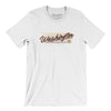 Washington Retro Men/Unisex T-Shirt-White-Allegiant Goods Co. Vintage Sports Apparel
