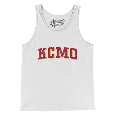 Kcmo Varsity Men/Unisex Tank Top-Allegiant Goods Co. Vintage Sports Apparel