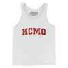 Kcmo Varsity Men/Unisex Tank Top-White-Allegiant Goods Co. Vintage Sports Apparel