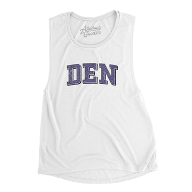 Den Varsity Women's Flowey Scoopneck Muscle Tank-Allegiant Goods Co. Vintage Sports Apparel