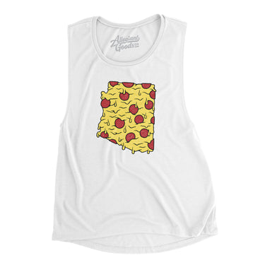 Arizona Pizza State Women's Flowey Scoopneck Muscle Tank-Allegiant Goods Co. Vintage Sports Apparel
