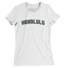 Honolulu Varsity Women's T-Shirt-White-Allegiant Goods Co. Vintage Sports Apparel
