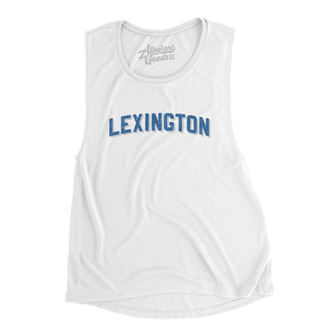 Lexington Varsity Women's Flowey Scoopneck Muscle Tank-Allegiant Goods Co. Vintage Sports Apparel