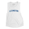 Lexington Varsity Women's Flowey Scoopneck Muscle Tank-White-Allegiant Goods Co. Vintage Sports Apparel