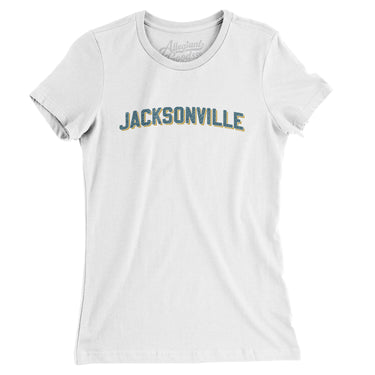 Jacksonville Varsity Women's T-Shirt-Allegiant Goods Co. Vintage Sports Apparel