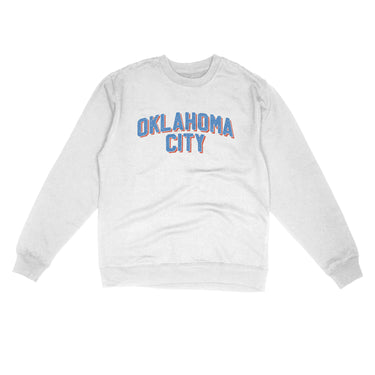 Oklahoma City Varsity Midweight Crewneck Sweatshirt-Allegiant Goods Co. Vintage Sports Apparel