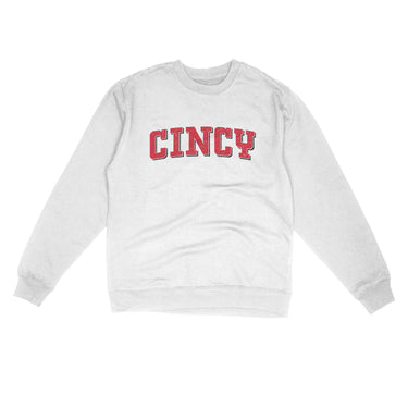 Cincy Varsity Midweight Crewneck Sweatshirt-Allegiant Goods Co. Vintage Sports Apparel