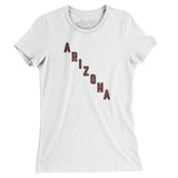 Arizona Hockey Jersey Women's T-Shirt-White-Allegiant Goods Co. Vintage Sports Apparel