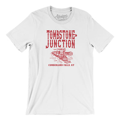 Tombstone Junction Men/Unisex T-Shirt-White-Allegiant Goods Co. Vintage Sports Apparel