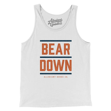 Bear Down Men/Unisex Tank Top-Allegiant Goods Co. Vintage Sports Apparel