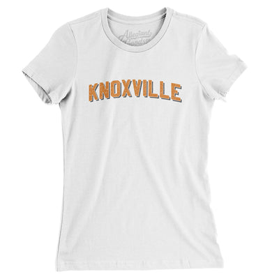 Knoxville Varsity Women's T-Shirt-White-Allegiant Goods Co. Vintage Sports Apparel