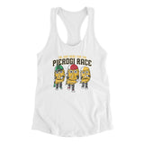 I’m Just Here For The Pierogi Race Women's Racerback Tank-Allegiant Goods Co. Vintage Sports Apparel