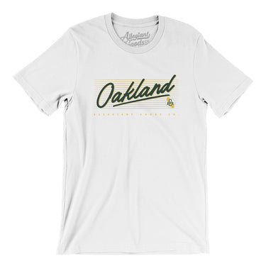 Oakland Retro Men/Unisex T-Shirt-Allegiant Goods Co. Vintage Sports Apparel