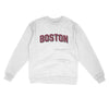 Boston Varsity Midweight Crewneck Sweatshirt-White-Allegiant Goods Co. Vintage Sports Apparel