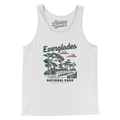 Everglades National Park Men/Unisex Tank Top-White-Allegiant Goods Co. Vintage Sports Apparel