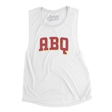 ABQ Varsity Women's Flowey Scoopneck Muscle Tank-Allegiant Goods Co. Vintage Sports Apparel