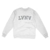 Lvnv Varsity Midweight Crewneck Sweatshirt-White-Allegiant Goods Co. Vintage Sports Apparel