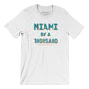Miami By A Thousand Men/Unisex T-Shirt-White-Allegiant Goods Co. Vintage Sports Apparel