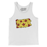 Pennsylvania Pizza State Men/Unisex Tank Top-Allegiant Goods Co. Vintage Sports Apparel
