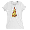New Hampshire Pizza State Women's T-Shirt-White-Allegiant Goods Co. Vintage Sports Apparel