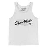 San Antonio Retro Men/Unisex Tank Top-Allegiant Goods Co. Vintage Sports Apparel