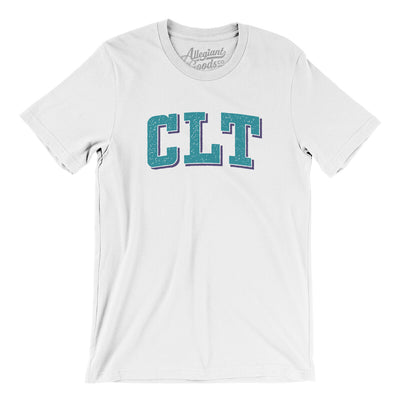 Clt Varsity Men/Unisex T-Shirt-White-Allegiant Goods Co. Vintage Sports Apparel