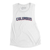 Columbus Varsity Women's Flowey Scoopneck Muscle Tank-Allegiant Goods Co. Vintage Sports Apparel