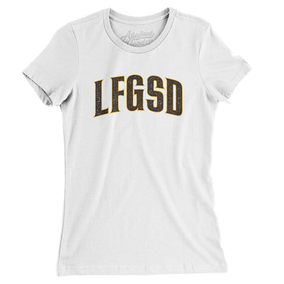 Lfgsd Women's T-Shirt-White-Allegiant Goods Co. Vintage Sports Apparel
