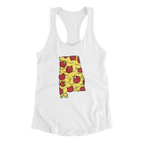 Alabama Pizza State Women's Racerback Tank-Allegiant Goods Co. Vintage Sports Apparel
