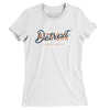 Detroit Overprint Women's T-Shirt-White-Allegiant Goods Co. Vintage Sports Apparel