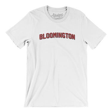 Bloomington Indiana Varsity Men/Unisex T-Shirt-Allegiant Goods Co. Vintage Sports Apparel