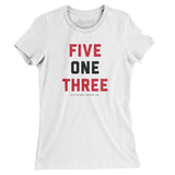 Cincinnati 513 Women's T-Shirt-Allegiant Goods Co. Vintage Sports Apparel