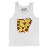 Arkansas Pizza State Men/Unisex Tank Top-Allegiant Goods Co. Vintage Sports Apparel
