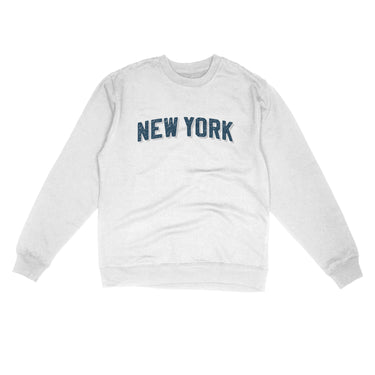 New York Varsity Midweight Crewneck Sweatshirt-Allegiant Goods Co. Vintage Sports Apparel