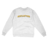 Morgantown Varsity Midweight Crewneck Sweatshirt-White-Allegiant Goods Co. Vintage Sports Apparel