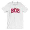 BOS Varsity Men/Unisex T-Shirt-White-Allegiant Goods Co. Vintage Sports Apparel