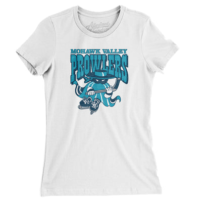 Mohawk Valley Prowlers Women's T-Shirt-White-Allegiant Goods Co. Vintage Sports Apparel