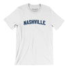 Nashville Varsity Men/Unisex T-Shirt-White-Allegiant Goods Co. Vintage Sports Apparel