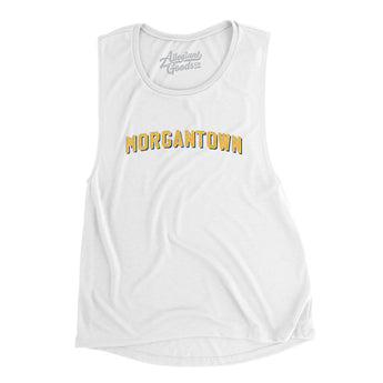 Morgantown Varsity Women's Flowey Scoopneck Muscle Tank-Allegiant Goods Co. Vintage Sports Apparel
