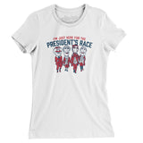 I’m Just Here For The Presidents Race Women's T-Shirt-Allegiant Goods Co. Vintage Sports Apparel