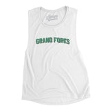 Grand Forks North Dakota Varsity Women's Flowey Scoopneck Muscle Tank-Allegiant Goods Co. Vintage Sports Apparel