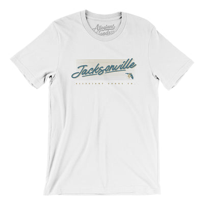 Jacksonville Retro Men/Unisex T-Shirt-White-Allegiant Goods Co. Vintage Sports Apparel